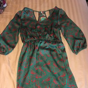 Red and green dress size medium